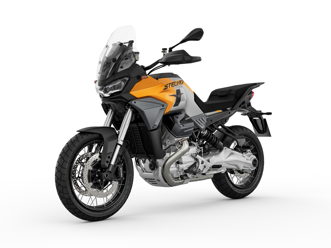 F&T Fahrzeug-Technik GmbH - Ihr Motorradhändler und Fachwerkstatt in Freital, Dresden, Sachsen und deutschlandweit - Moto Guzzi Stelvio  Ansicht vorn links