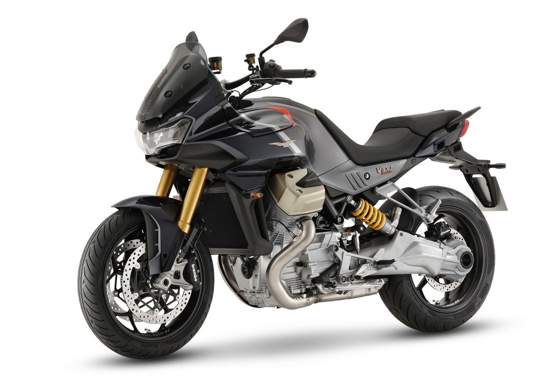 F&T Fahrzeug-Technik GmbH - Ihr Motorradhändler und Fachwerkstatt in Freital, Dresden, Sachsen und deutschlandweit - Moto Guzzi V100 Mandello S - Ansicht vorn links