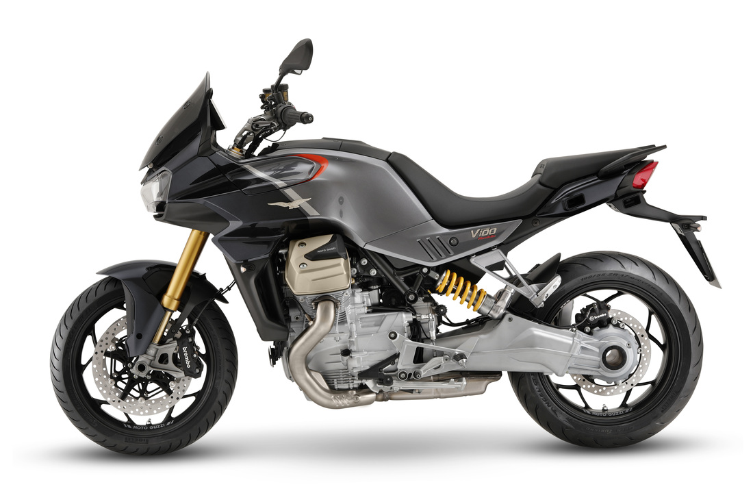 F&T Fahrzeug-Technik GmbH - Ihr Motorradhändler und Fachwerkstatt in Freital, Dresden, Sachsen und deutschlandweit - Moto Guzzi V100 Mandello S - Ansicht Seite links