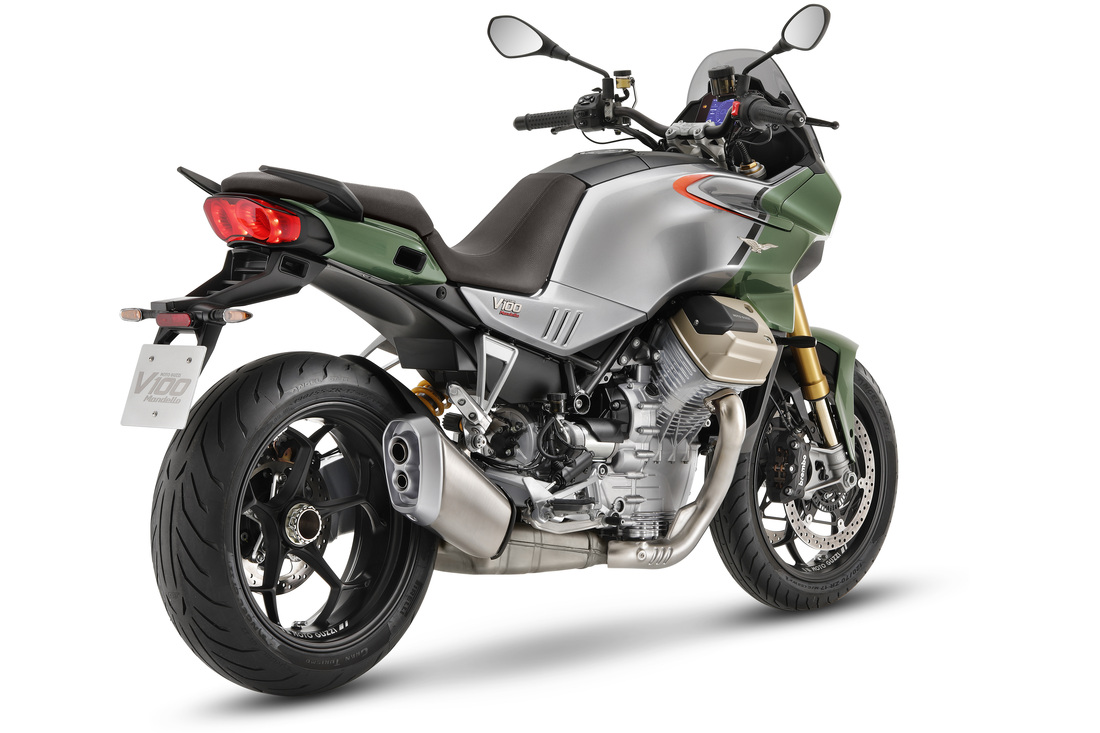 F&T Fahrzeug-Technik GmbH - Ihr Motorradhändler und Fachwerkstatt in Freital, Dresden, Sachsen und deutschlandweit - Moto Guzzi V100 - Ansicht hinten rechts
