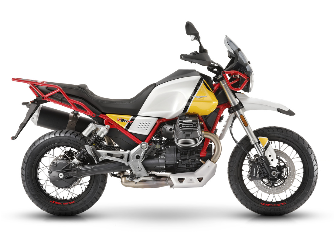 F&T Fahrzeug-Technik GmbH - Ihr Motorradhändler und Fachwerkstatt in Freital, Dresden, Sachsen und deutschlandweit - Moto Guzzi V85 TT - Ansicht Seite rechts